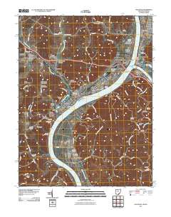 Gallipolis 2011 topographic map thumbnail