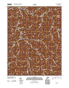 Chloe 2011 topographic map thumbnail