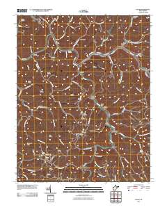 Iaeger 2011 topographic map thumbnail