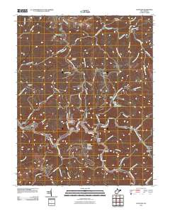 Keystone 2011 topographic map thumbnail