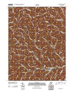 Glover Gap 2011 topographic map thumbnail