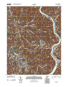 Hinton 2011 topographic map thumbnail