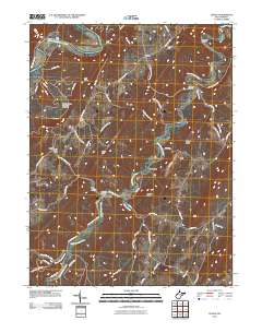 Levels 2011 topographic map thumbnail