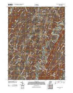 Hanging Rock 2011 topographic map thumbnail