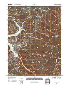 Lake Lynn 2011 topographic map thumbnail