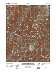 Largent 2011 topographic map thumbnail