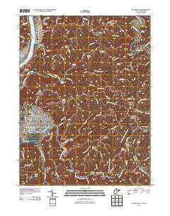 Moundsville 2011 topographic map thumbnail