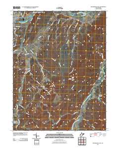 Petersburg East 2011 topographic map thumbnail