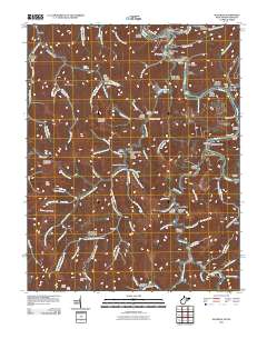 Matewan 2011 topographic map thumbnail