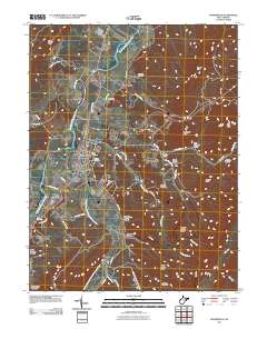 Moorefield 2011 topographic map thumbnail