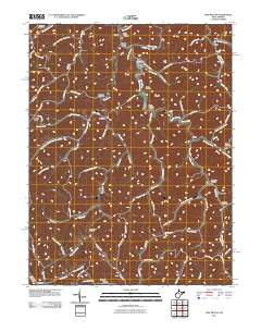 New Milton 2011 topographic map thumbnail