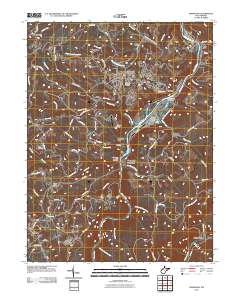 Kingwood 2011 topographic map thumbnail