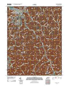 Louisa 2011 topographic map thumbnail