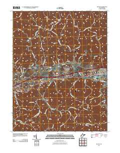 Milton 2011 topographic map thumbnail