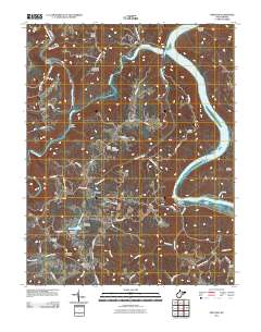 Pipestem 2011 topographic map thumbnail
