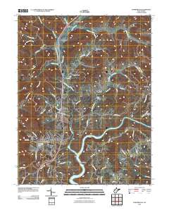 Summersville 2010 topographic map thumbnail