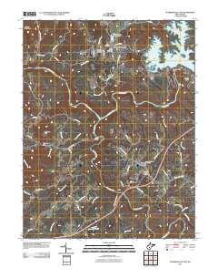 Summersville Dam 2011 topographic map thumbnail