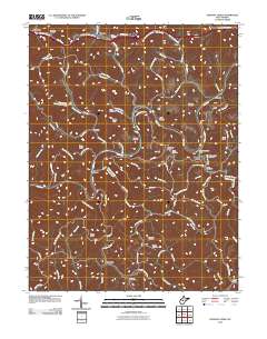 Strange Creek 2010 topographic map thumbnail