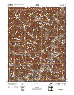 Shinnston 2011 topographic map thumbnail