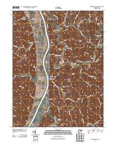 Robertsburg 2011 topographic map thumbnail