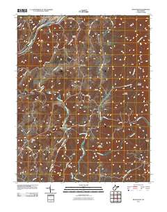 Ronceverte 2011 topographic map thumbnail
