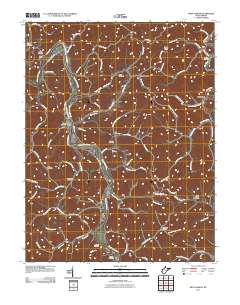 West Hamlin 2011 topographic map thumbnail
