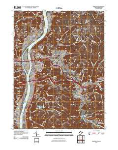 Wheeling 2011 topographic map thumbnail