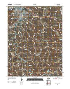 Buckhannon 2011 topographic map thumbnail