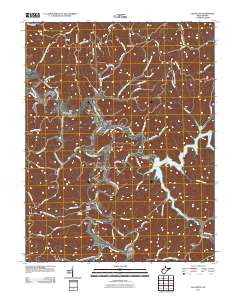 Lavalette 2011 topographic map thumbnail
