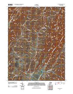 Old Fields 2011 topographic map thumbnail
