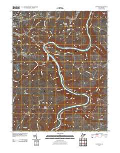 Thurmond 2011 topographic map thumbnail