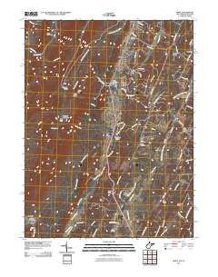 Ridge 2011 topographic map thumbnail