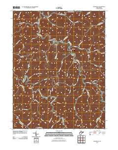 Cedarville 2010 topographic map thumbnail
