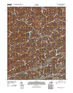 Tazewell North 2011 topographic map thumbnail