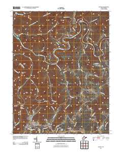 Ansted 2011 topographic map thumbnail