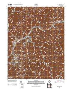 Blue Creek 2011 topographic map thumbnail