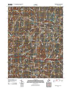 Brandonville 2011 topographic map thumbnail