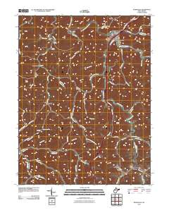Burnsville 2010 topographic map thumbnail