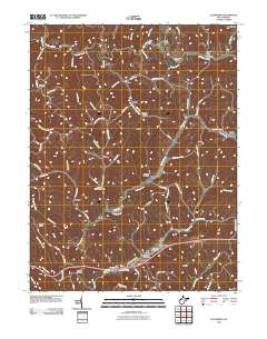 Ellenboro 2010 topographic map thumbnail