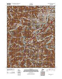Fairmont West 2011 topographic map thumbnail