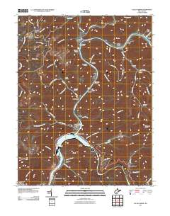 Gauley Bridge 2011 topographic map thumbnail