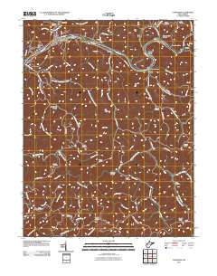 Clendenin 2011 topographic map thumbnail