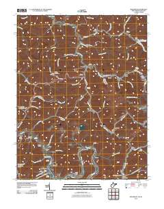 Delbarton 2010 topographic map thumbnail