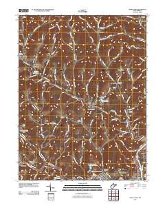 Grant Town 2011 topographic map thumbnail
