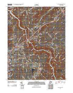 Fayetteville 2011 topographic map thumbnail