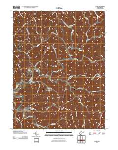 Gilmer 2011 topographic map thumbnail