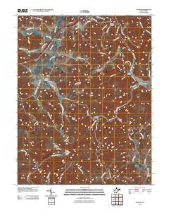 Dawson 2011 topographic map thumbnail