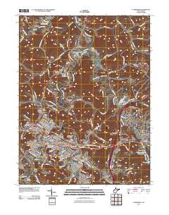 Clarksburg 2011 topographic map thumbnail