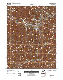 Harrisville 2010 topographic map thumbnail