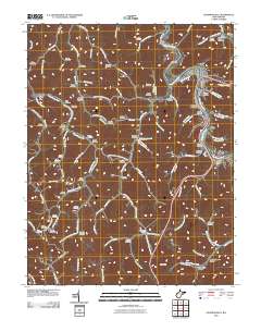 Chapmanville 2010 topographic map thumbnail